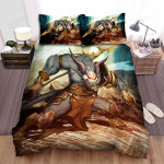The Rat Warrior Artwork Bed Sheets Spread Duvet Cover Bedding Sets