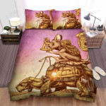 The Rat On The Turtle Bed Sheets Spread Duvet Cover Bedding Sets