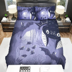 The Wild Animal - The Bat Playing At Night Bed Sheets Spread Duvet Cover Bedding Sets