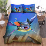 The Wild Animal - The Flying Bat In The City Bed Sheets Spread Duvet Cover Bedding Sets
