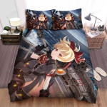 Assault Lily Andou Tazusa In The Rain Bed Sheets Spread Duvet Cover Bedding Sets