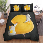 The Wildlife - The Rat Pair Sharing Cheese Bed Sheets Spread Duvet Cover Bedding Sets