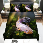 The Betta Fish Swimming Alone Bed Sheets Spread Duvet Cover Bedding Sets