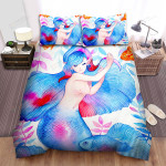 The Betta Mermay Dancing Art Bed Sheets Spread Duvet Cover Bedding Sets