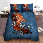 The Red Betta Fish Diving In The Water Bed Sheets Spread Duvet Cover Bedding Sets