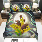 The Buffalo Farmer With Rice Bed Sheets Spread Duvet Cover Bedding Sets