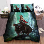 The Wild Animal - The Red Hood On A Rat Bed Sheets Spread Duvet Cover Bedding Sets