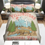 The Wild Animal - The Bison Of The Yellow Stone Bed Sheets Spread Duvet Cover Bedding Sets