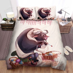 The Old Buffalo Knitting Bed Sheets Spread Duvet Cover Bedding Sets