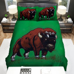 The Wild Animal - The Bison In The Red Suit Bed Sheets Spread Duvet Cover Bedding Sets