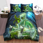 The Groose Ghost In The Cemetery Bed Sheets Spread Duvet Cover Bedding Sets
