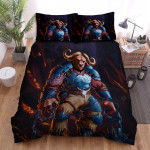 The Buffalo In The Armor Bed Sheets Spread Duvet Cover Bedding Sets