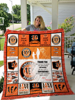 Cincinnati Bengals Quilt Blanket