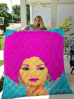 Pam Grier Quilt Blanket