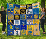 Nba Golden State Warriors Quilt Blanket