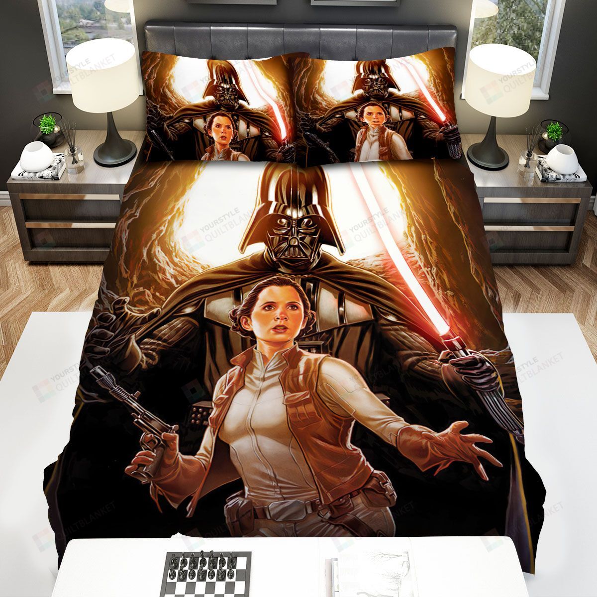 Star Wars Princess Leia Darth Vader, Star Wars King Bed Sheets