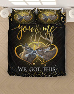 You And Me Buck And Doe Hunting Bedding Set