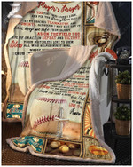 Blanket - Baseball - Baseball Player'S Prayer 2