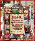 Blanket - Baseball - Son (Mom) - Wherever Your Journey In Life May Take You