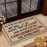 Personalized Baseball As For Me Customized Doormat - 1