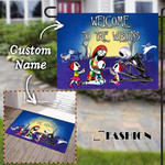 Personalized Nightmare Family Doormat Garden Outdoor Flag Set - 1