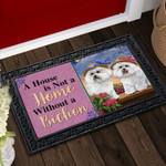 Bichon Frise Soulmates House Is Not A Home Doormat DHC04063459 - 1