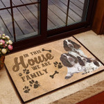 Amazing English Springer Spaniel Family Dog Doormat DHC04065329 - 1