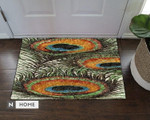 Peacock Feathers Doormat - 1