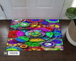 Colorful Clock Doormat - 1