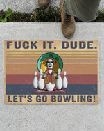 Bowling Dude Personalized Doormat DHC07061370 - 1
