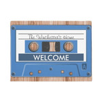Any Color Retro Music Personalized Doormat DHC07061295 - 1