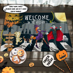 Beagle Family Halloween Personalized Doormat DHC07061847 - 1