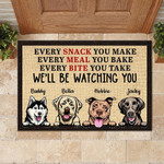Dog Well Be Watching You Funny Personalized Dog Doormat DHC04061730 - 1