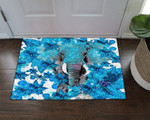 Elephant Blue BT14100086D Doormat - 1