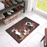 Christmas Boston Terrier KL0310050CL Doormat - 1