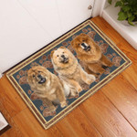 Chow Chow Flower Paw Doormat DHC0506286 - 1