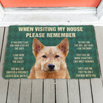 Finnish Spitz Dogs House Rules Doormat DHC04062232 - 1