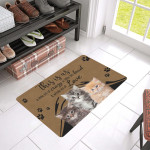 Crazy Loud And Love Cat Rubber Doormat DHC04061642 - 1