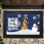 Christmas Snowflakes Great Dane Doormat DHC04063100 - 1