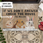 Check The Bunny House Personalized Doormat DHC04062757 - 1