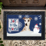 Christmas Snowflakes Whippet Doormat DHC04063980 - 1