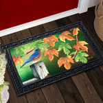 Fall Bluebird Doormat DHC04063885 - 1