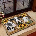 Cow Sunflower Doormat DHC04062010 - 1