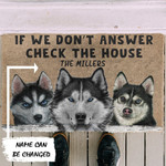 Check The Husky House Personalized Doormat DHC04062708 - 1