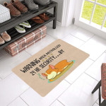 Corgi Patrolled Doormat Doormat DHC04065706 - 1