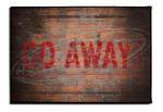 Funny Go Away Welcome Doormat DHC05062168 - 1