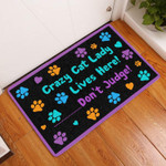 Crazy Cat Lady Doormat DHC0506321 - 1