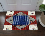 Cow Pig Flag Usa NT05100044D Doormat - 1