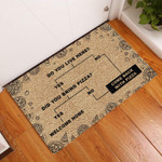 Come Back With Pizza Doormat DHC04065585 - 1