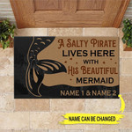 Mermaid Personalized Doormat DHC05061552 - 1